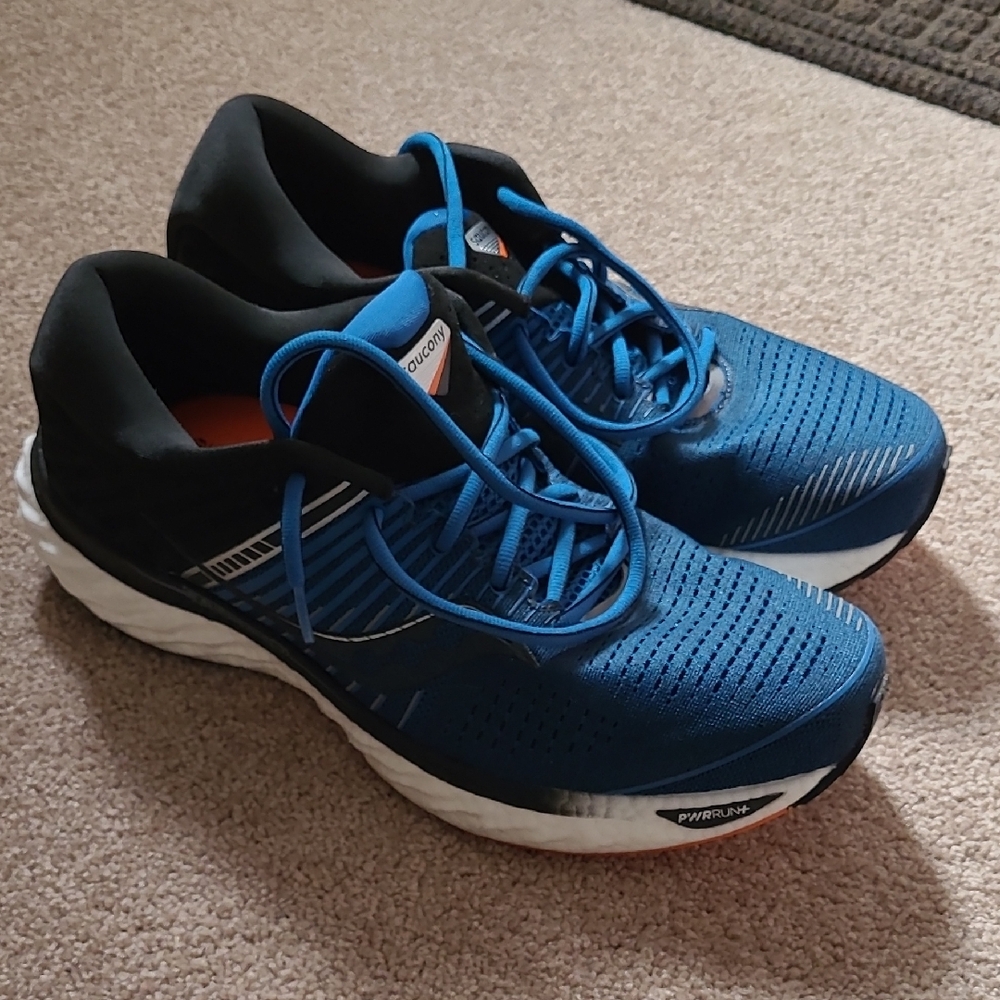 Saucony Men's Athletic Shoes in Blue and Black